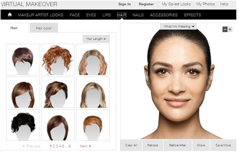Hair Style Virtual Makeover