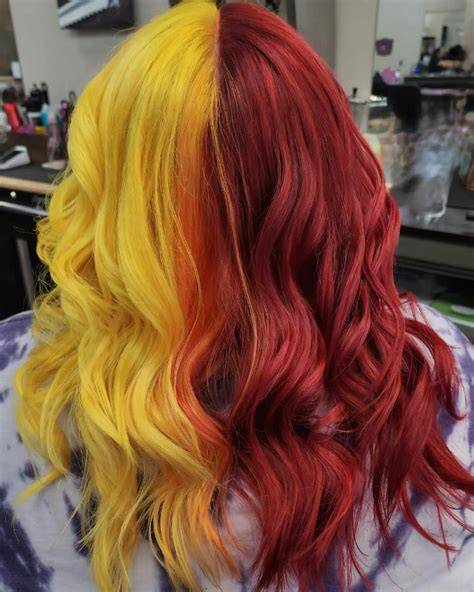 Hair Style With Dye