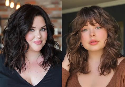 40 Pretty Hairstyles and Haircuts for Double Chins
