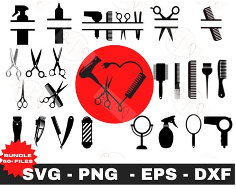 Download Hairdresser Tools SVG Cut Files
