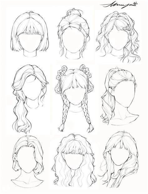 Hairstyle Drawing Tutorial
