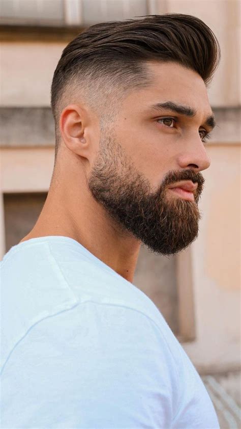 Hairstyle With Beard For Men