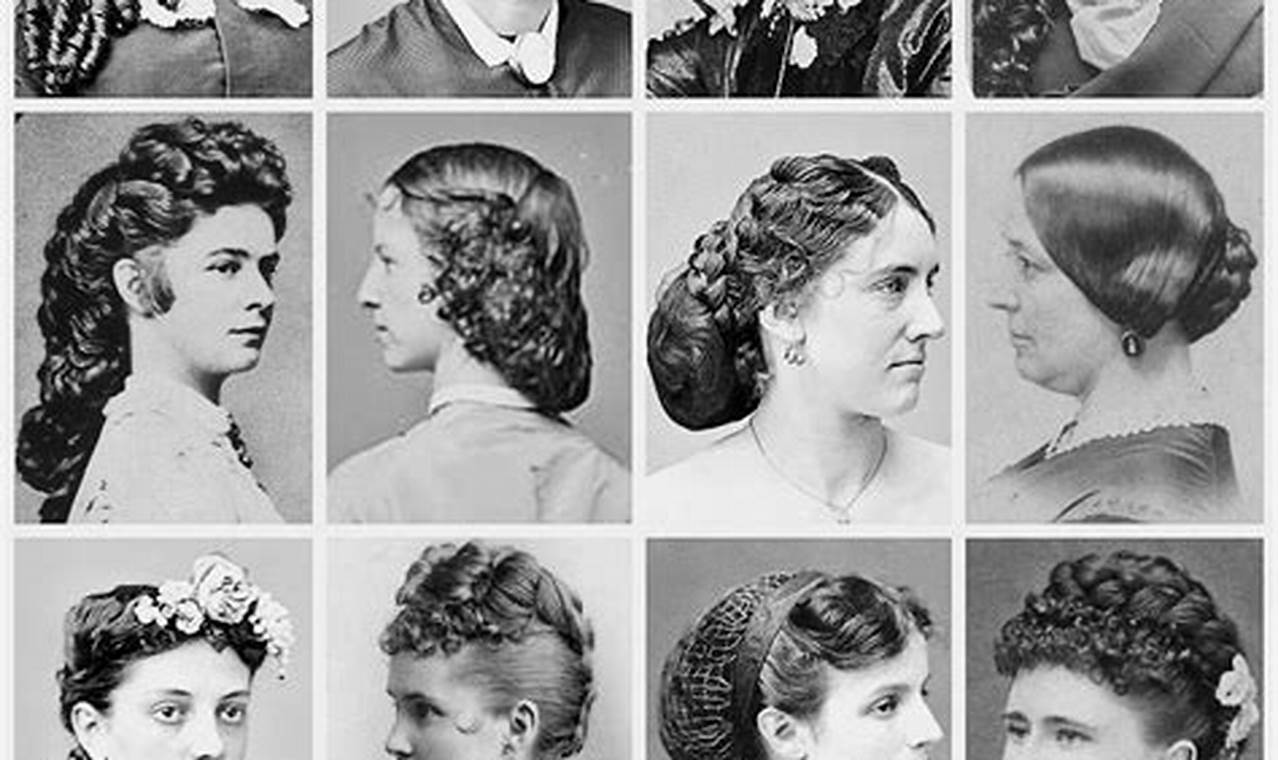 Hairstyles from the 1800s