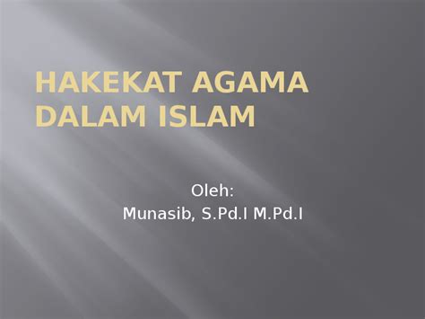 Hakikat Shalat Dalam Agama Islam
