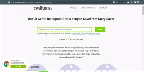 Halaman Utama Savefrom.Net