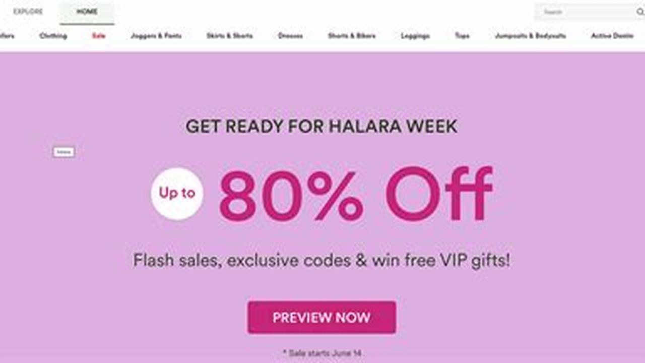 Halara Promo Code August 2024