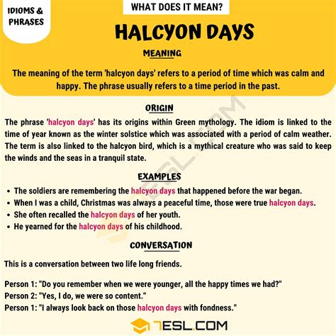 Halcyon days