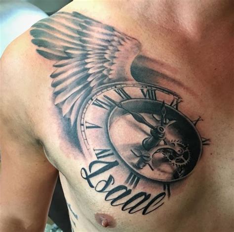 Half Chest Tattoo Ideas For Men Tattoo Designs Ideas