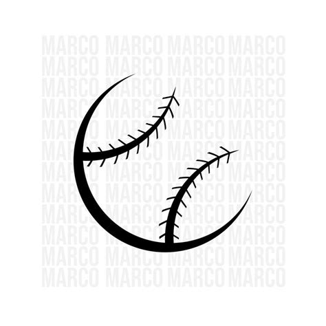 Score a Home Run with our Half Baseball SVG Design – Craft Unique and Eye-Catching Baseball-Themed Decorations!