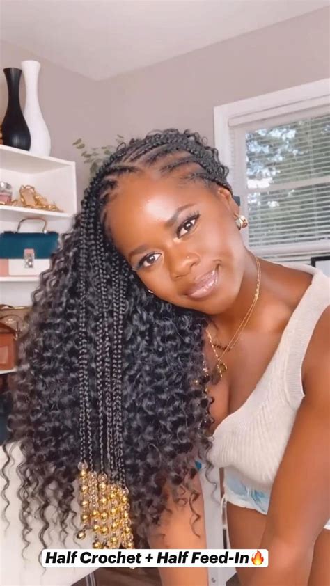 Half Feed In Half Crochet