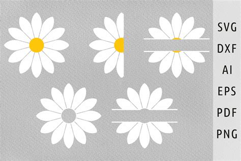 Unleash the Beauty of Half Flower SVG: Celebrate Nature's Elegance with this Stunning Design!