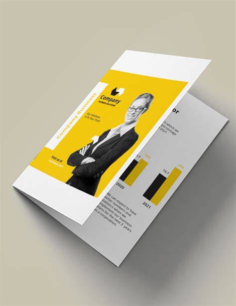 Half Fold Brochure Template For Construction Company throughout Half