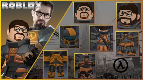 Half Life - Gordon Freeman Roblox Cosplay Tutorial - YouTube