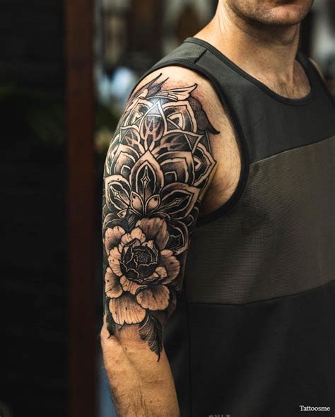 Half Shoulder Sleeve Tattoos