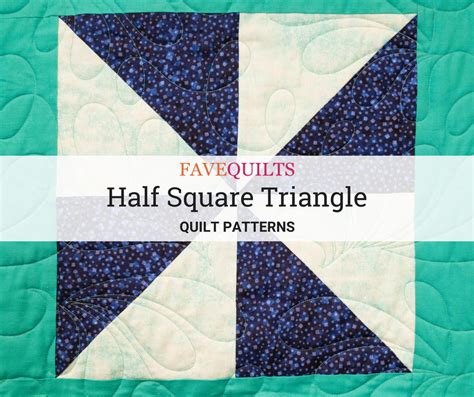 Half Triangle Quilt Patterns