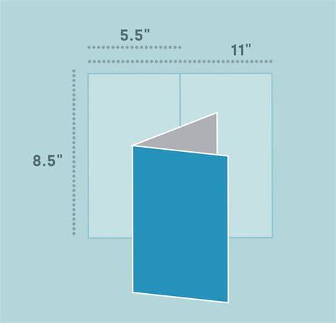 Half-Fold Brochure Template Dimensions