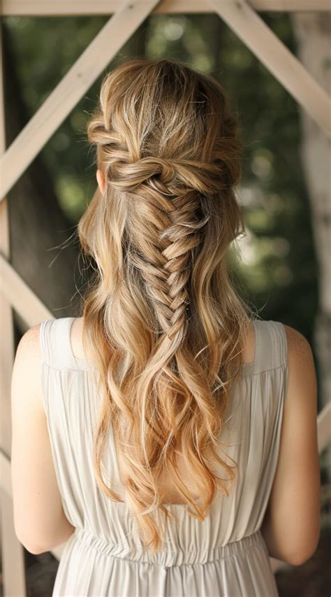 Half-Up Fishtail Perfection