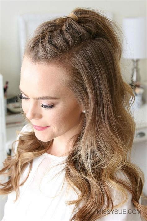 Half-Up French Braid