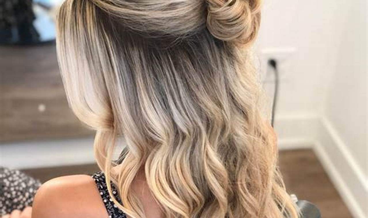 Half-Up Hairstyles for Balls