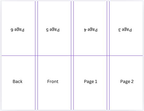 Halfsheet Zine Template Picture