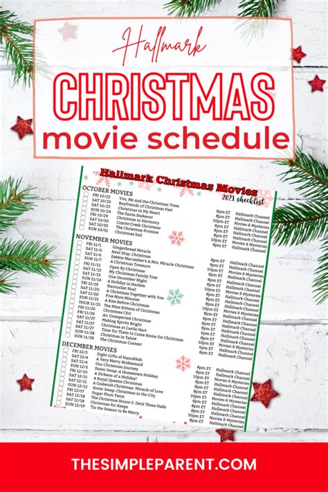 Hallmark Christmas In July 2024 Printable Schedule