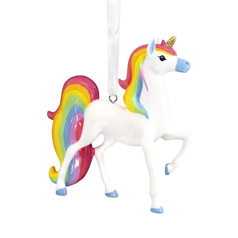 Hallmark Rainbow Unicorn 2023 Christmas Ornament