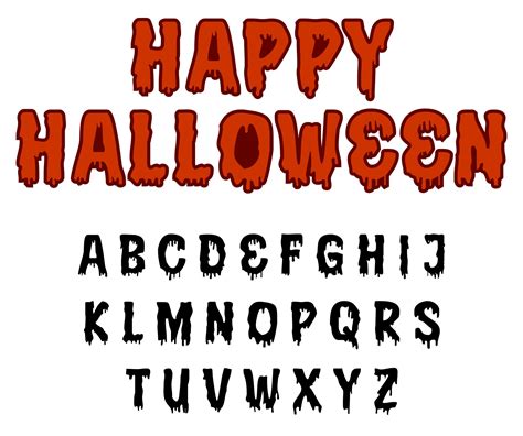 Halloween Printable Letters