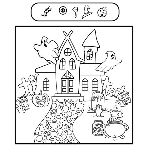 Halloween Seek And Find Picture Printables