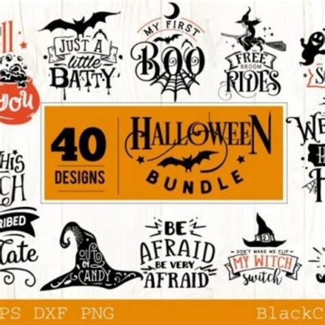 Download Halloween Bundle 40 Designs Vol 2 DXF Files