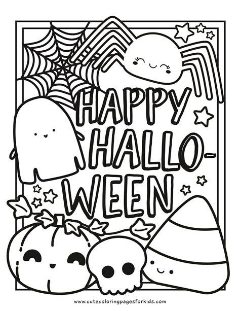 Halloween Coloring Pages Easy