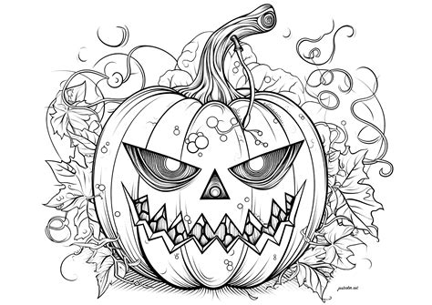 Halloween Colouring Pages For Adult