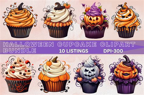 Download Halloween Cupcake 21 Bundle Cut Files