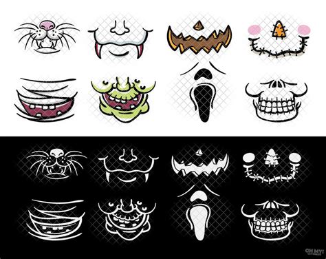 Download Halloween Face Mask DXF Files
