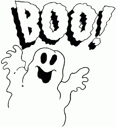 Halloween Ghost Coloring Pages Printables