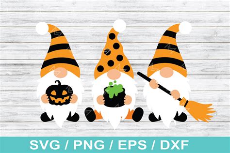 Download Halloween Gnomes SVG File - SVG Design Commercial Use DXF Files