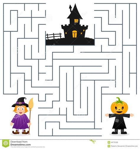 Halloween Maze Printable