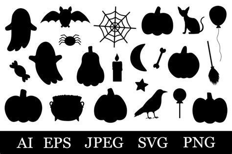 48+ Halloween Objects SVG, Set Halloween Objects Royalty Free Vector Image. Halloween SVG Bundle