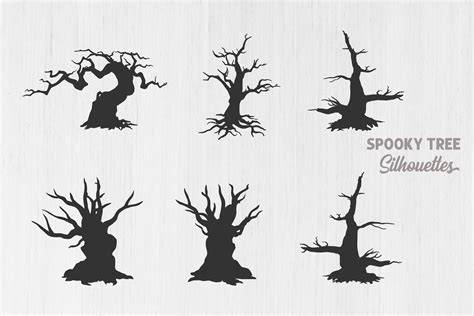 Halloween Outdoor Tree Silhouettes