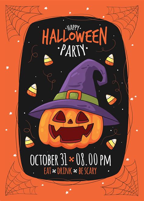 Halloween Party Flyers Free Printable