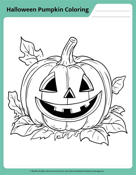 Halloween Pumpkin Coloring Pages