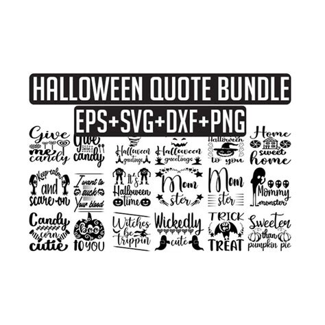 Download Halloween Quotes Bundle Cut Files