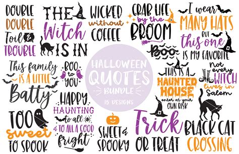 Download Halloween Quotes Bundle Printable
