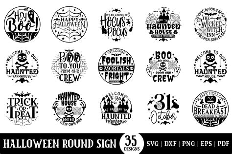 Spellbinding Halloween Sign SVG Designs to Haunt Your Decor - Unleash Your Spooky Spirit!