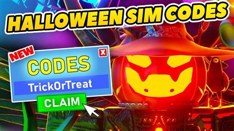 Halloween Simulator Codes - Roblox - June 2023 -