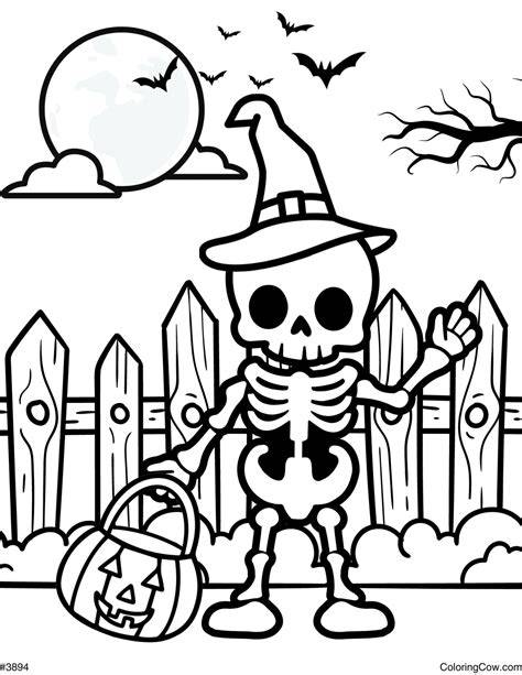 Halloween Themed Coloring Pages
