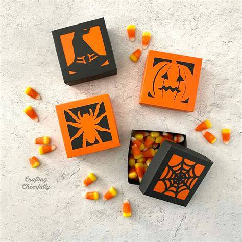 Spooktacular Surprise Delights: Unleash Your Creativity with the All-New Halloween Treat Box SVG!