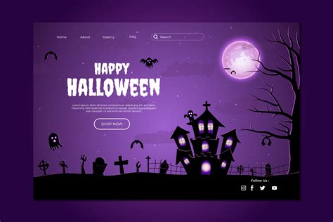 Halloween Website Template