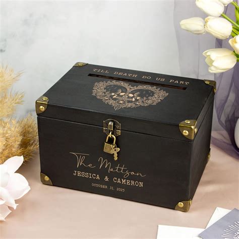 Halloween Wedding Card Box Ideas Table