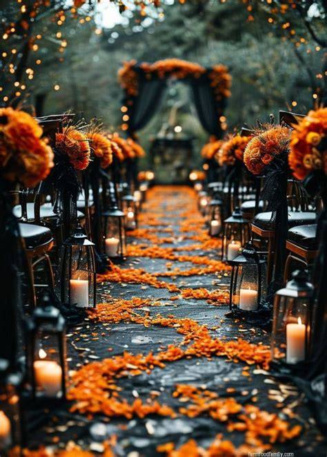 Halloween Wedding Decor