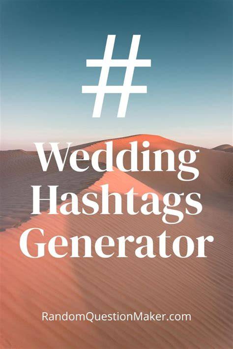 Halloween Wedding Hashtag Generator Tool
